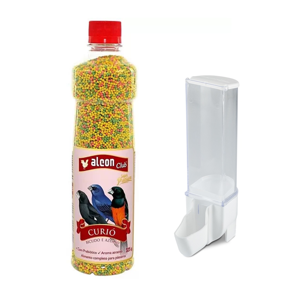 Kit Ração Extrusada para Curió, Bicudo e Azulão Alcon Club - 325g