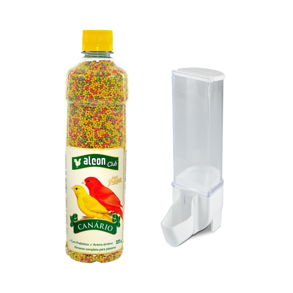 Kit Ração Extrusada para Canários Alcon Club Super Premium - 325g