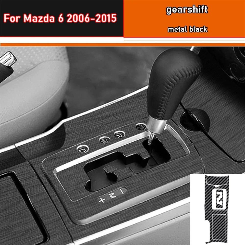 Adesivo Interior Do Carro Caixa De Engrenagens Película Protetora Para Mazda 6 2006-2015 Painel De Engrenagem Fibra Carb