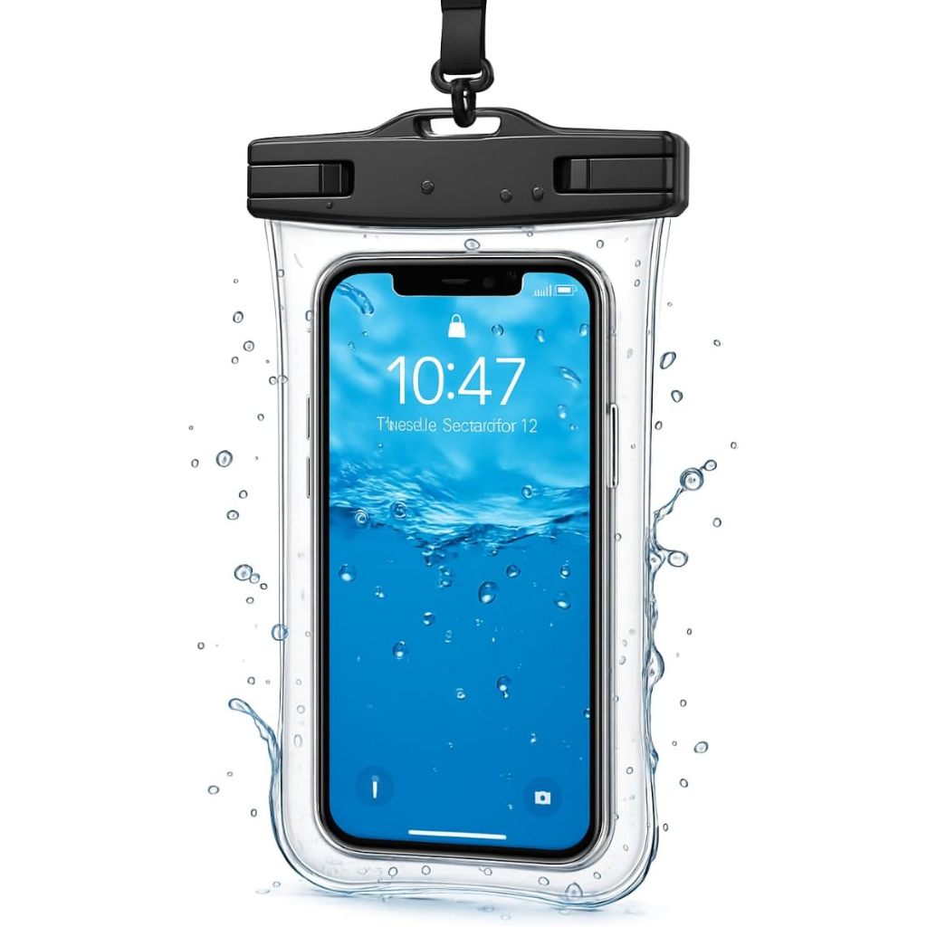 Capinha Case A prova de Agua Compatível com todos os modelos Transparente Natação