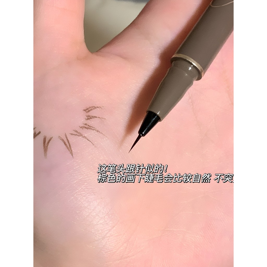 Recomendado Caneta líquida delineadora ultrafina, secagem rápida, à prova d'água, à prova de suor, sem manchas, sem remo