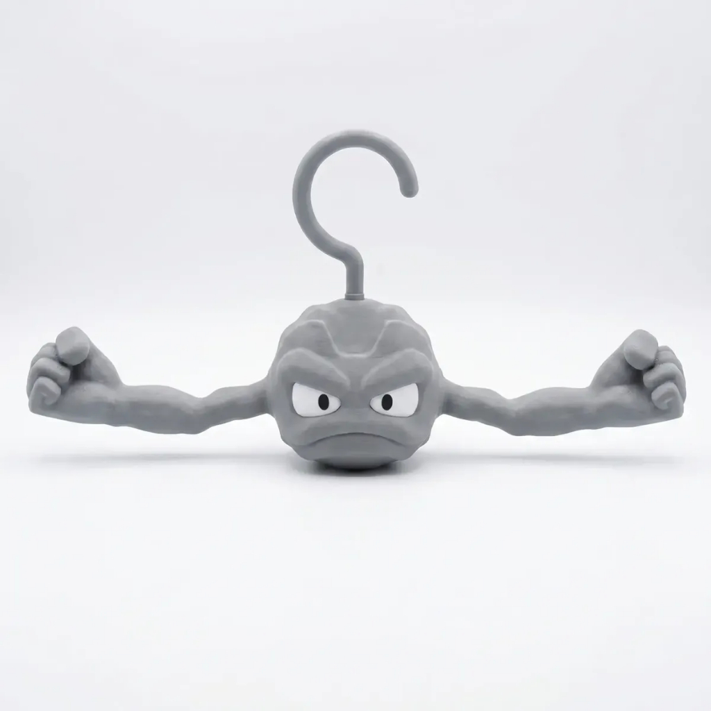 Geodude Pokemon Cabide Decoração Geek Otaku Gamer