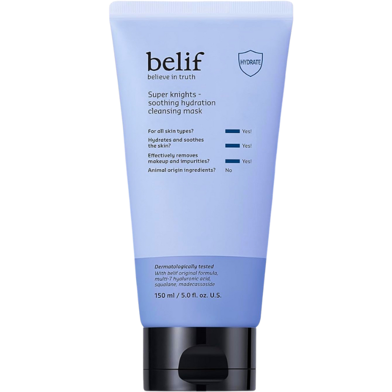 belif Super Knights High Calmante Vegan Pack Cleanser 5.07 fl.oz/150ml (Data De Validade : 2028.10)