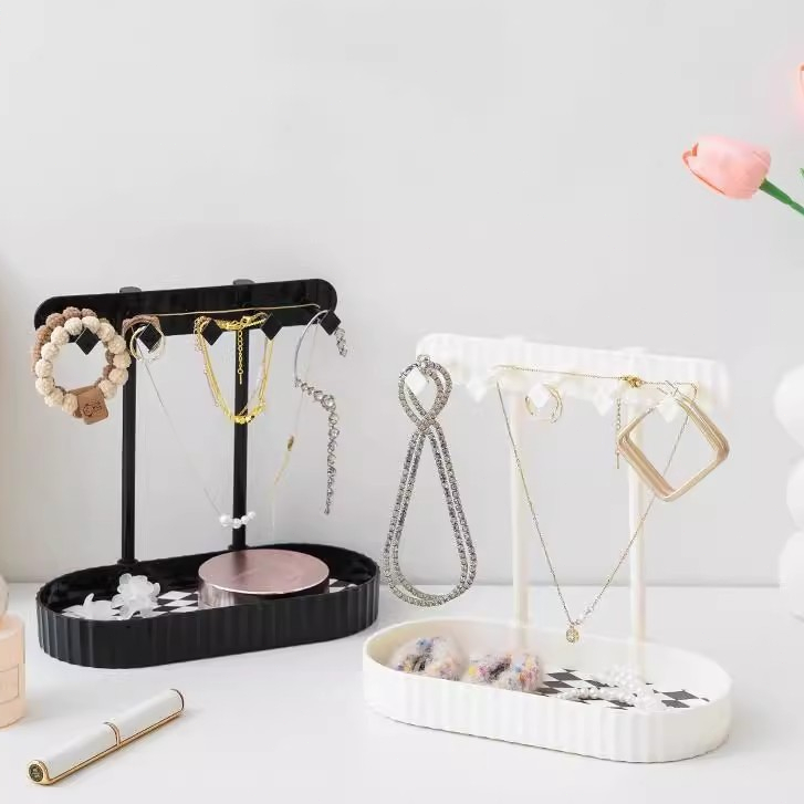 Organizador Multifuncional para Joias e Cosméticos - Exposição Elegante para Mesa de Maquiagem