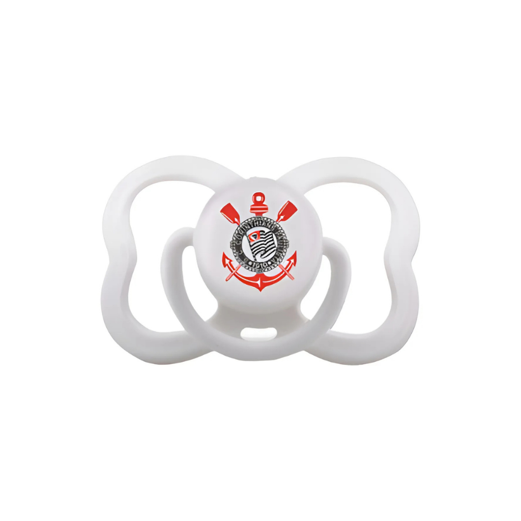 Chupeta Kids Gol Corinthians Silicone Orto 6-12 Meses Time Futebol Promoção
