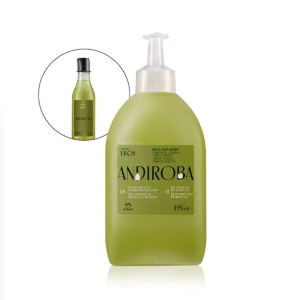 Refil Sabonete Líquido Ekos Andiroba 195ml-Natura