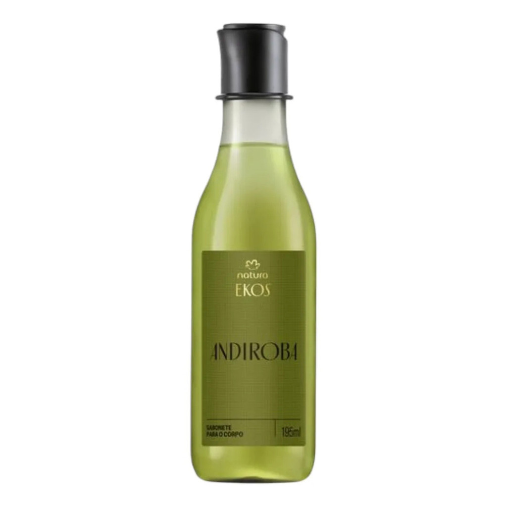 Sabonete Líquido Corporal Ekos Andiroba 195ml Hidratante Vegano Limpeza Suave Pele Natura Original