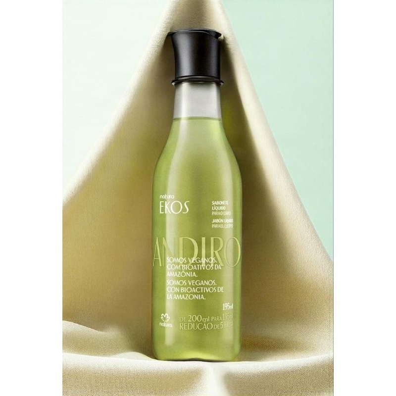 Sabonete Líquido para o Corpo Natura Ekos Andiroba 195ml.