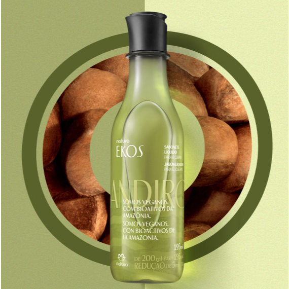 Sabonete Líquido Corporal Natura Ekos Andiroba 195ml