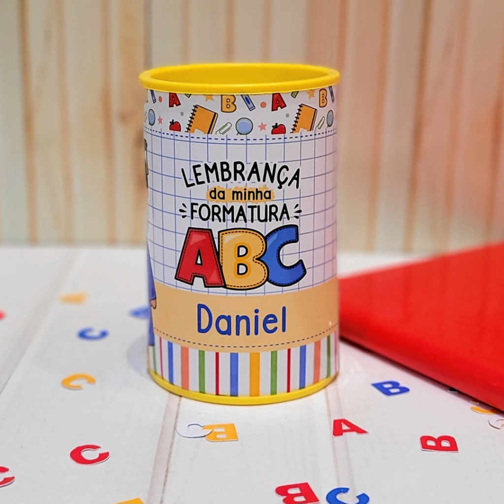 Cofrinhos personalizados , Aniversários /formatura ABC/ lembrancinhas (JÁ VAI ADESIVADO)