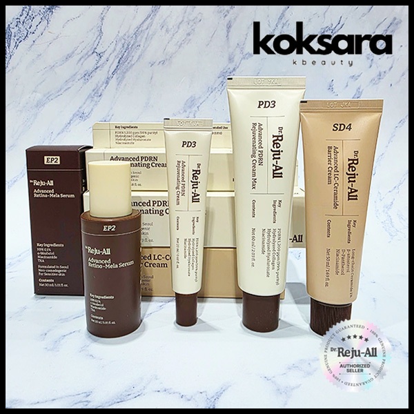 Dr.RejuAll Advanced PDRN Cream/LC-Ceramida Barrier Retino-Mela Serum