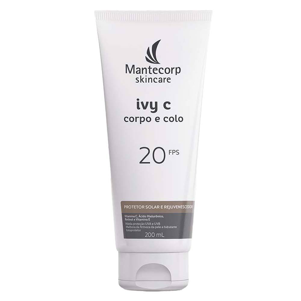 Sérum Rejuvenescedor Corporal Ivy C Corpo e Colo FPS 20 – 200ml