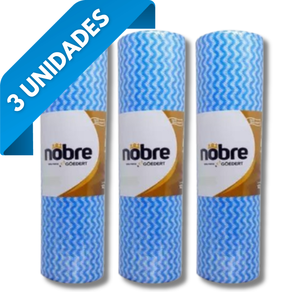 KIT 3 ROLO PANO DE LIMPEZA MULTIUSO 150 PANOS DE 28 x 25cm TIPO PERFEX - ENVIO IMEDIATO