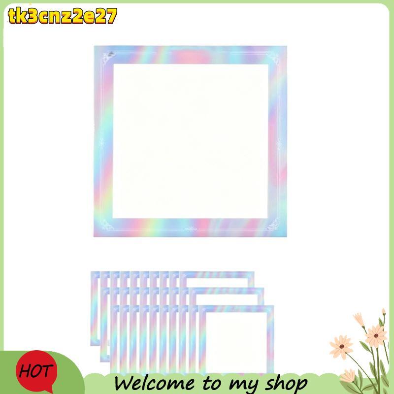 Moldura De Seção De Liberação De Arte Reutilizável 30 PCS 10x10 cm Filme De Papel Antiaderente