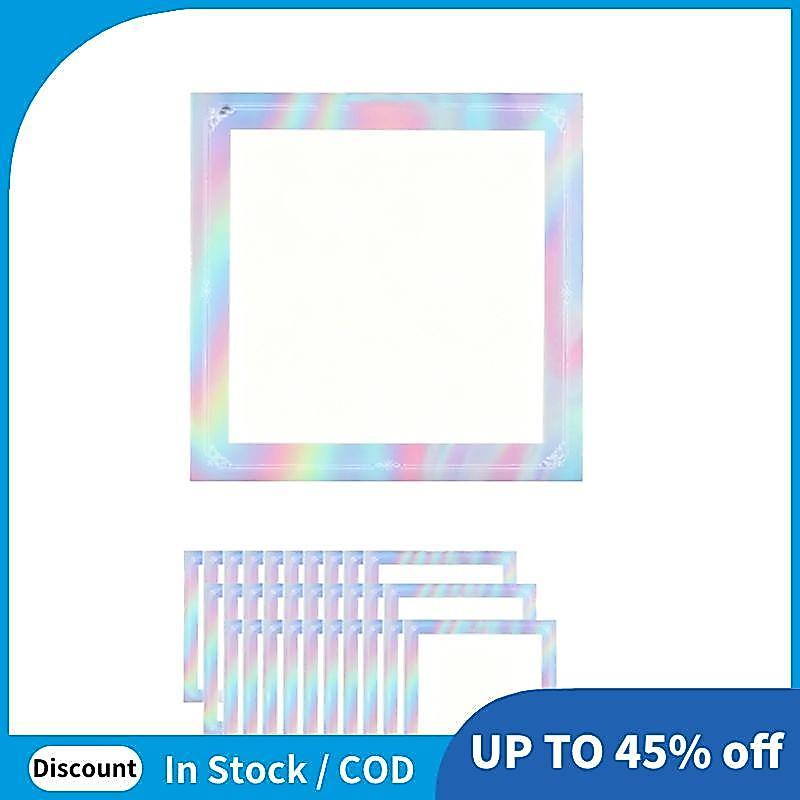 Filme De Quadro De Seção De Liberação De Arte Reutilizável , Papel Antiaderente De 30 Peças 10x10 Cm