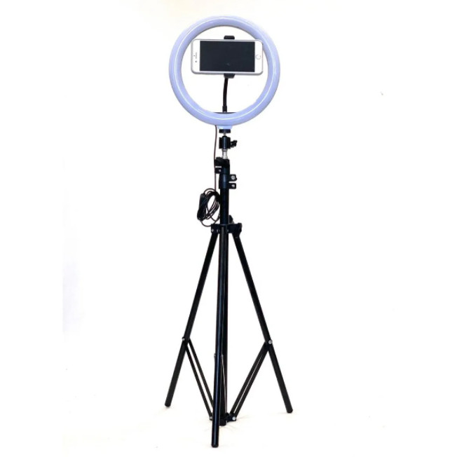 Ilumine Seu Conteúdo com Perfeição - Ring Light 10” Profissional