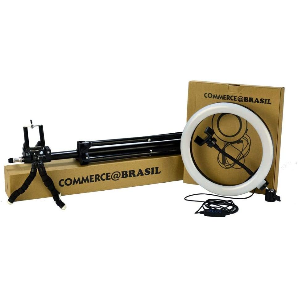 Ring hing light profissional grande com tripé