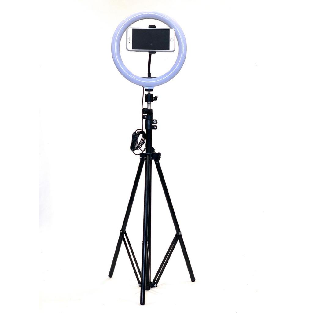 Ring hing light com tripé de 2 metros e Aro de 26 cm profissional