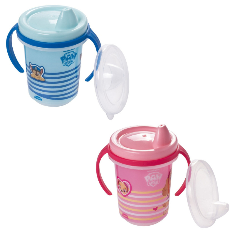 Copo Caneca Trio Patrulha Canina Transição com Alça 330ml