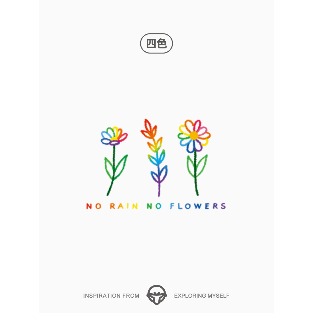 Torne-se colorido pequenas flores à prova dwaterproof água de longa duração High-End Perfume tatuagem adesivos volta cri