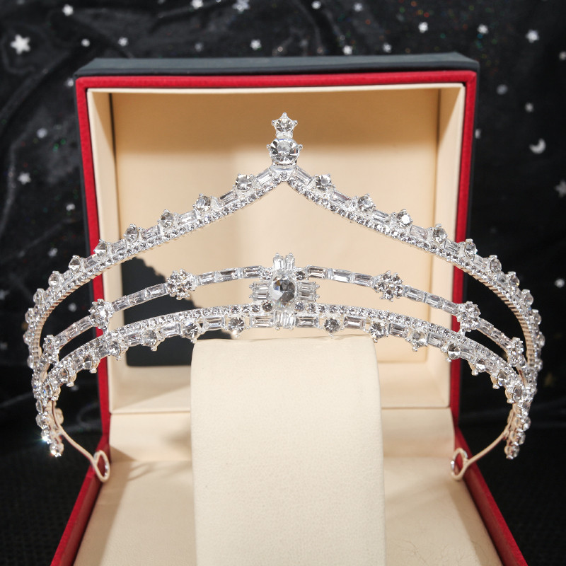 High-End coroa Headwear crianças princesa coreano menina aniversário Elsa acessórios de cabelo bandana mostrar coroa cri