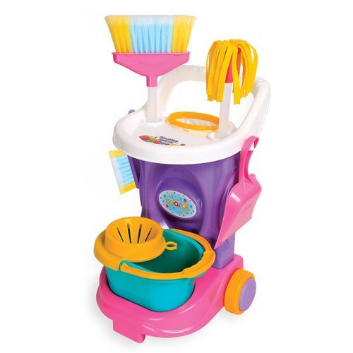 Carrinho Limpeza Infantil Brinquedo Educativo Interativo Seguro Estimulacao Diversao
