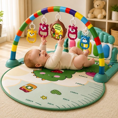 Tapete Musical Infantil Bebê Educativo Interativo Arco Estimulacao