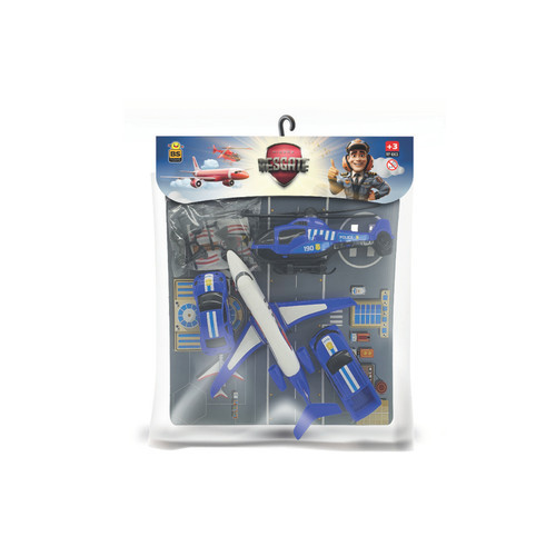Kit Brinquedo Resgate Infantil 4 Pecas Estimulacao Motor Habilidades Coordenacao Aventuras