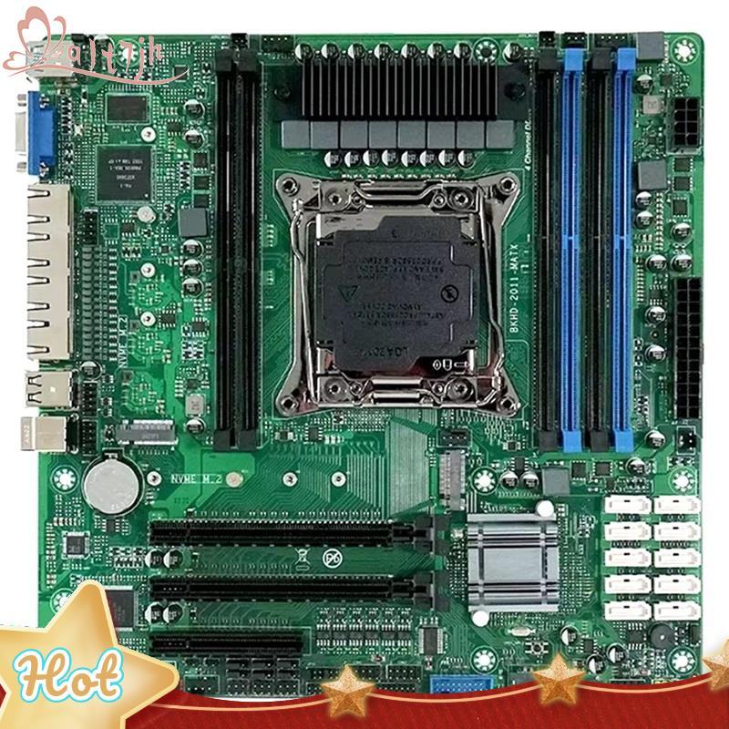 Conjunto De Placa-Mãe NAS C612 Para PC Industrial Servidores Máquinas Virtuais Roteadores 4x2.5G Portas Ethernet 10x Int