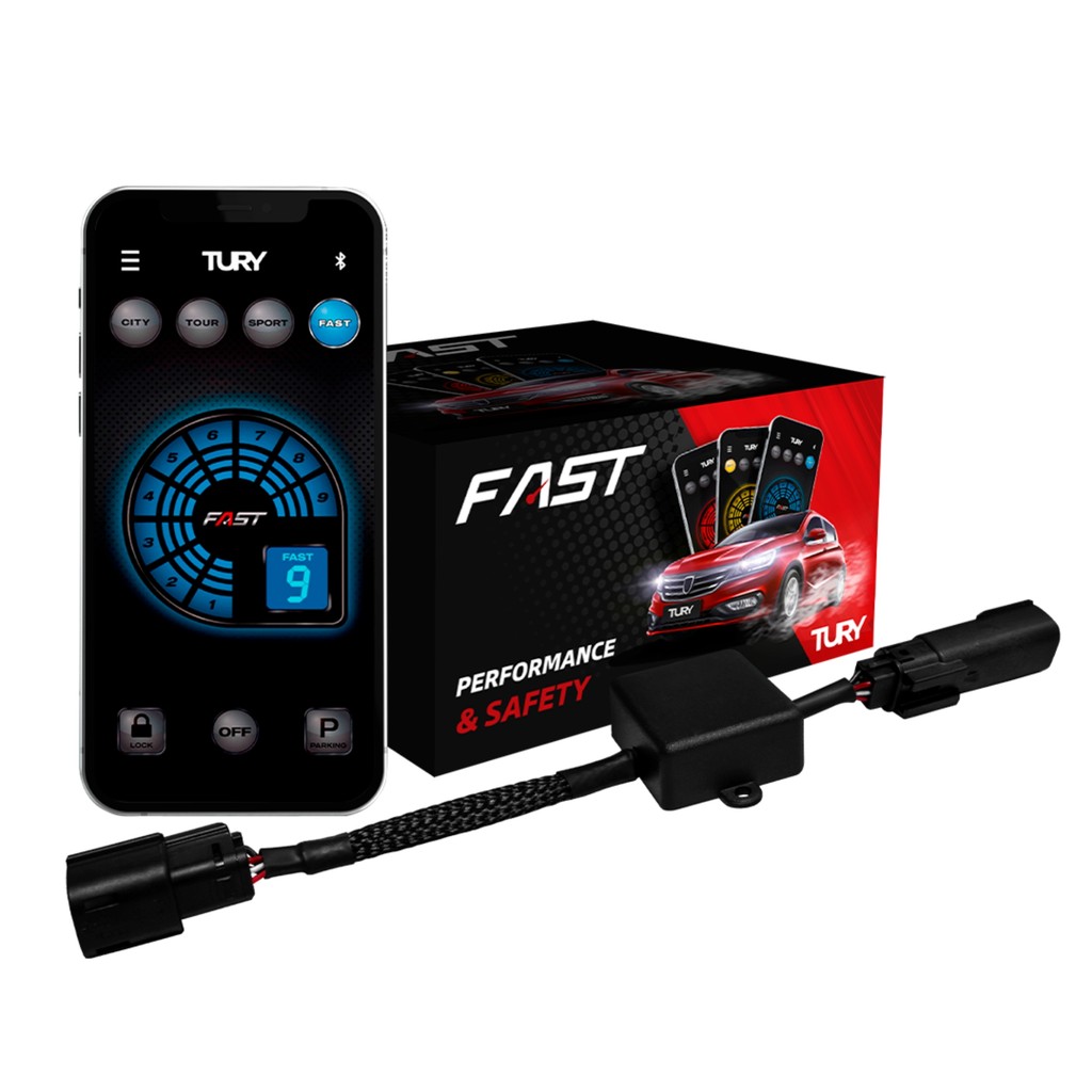 Módulo de Potência para motos Tury FAST IP 3.3H p/ Softail Slim Electra Glide Road King
