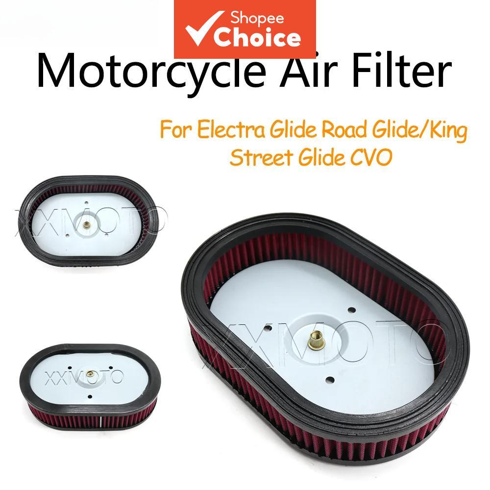 Limpador De Entrada De Filtro De Ar De Alto Fluxo Para Harley Electra Road Glide Street King Cvo
