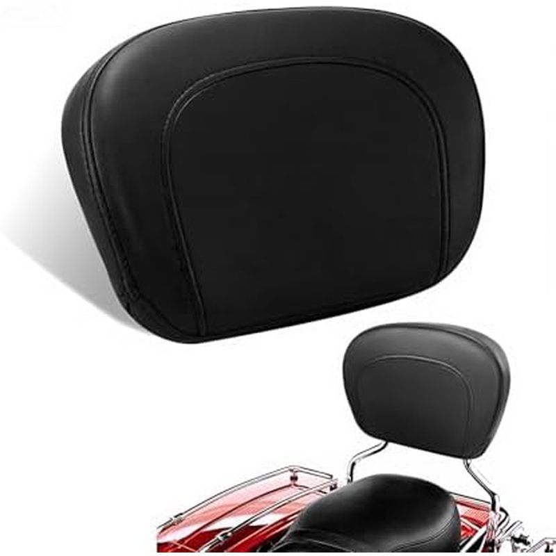 Almofada De Encosto Do Passageiro Sissy Bar Compatível Com Harley Touring Electra Glide Road King Street 2009-2023-Serve