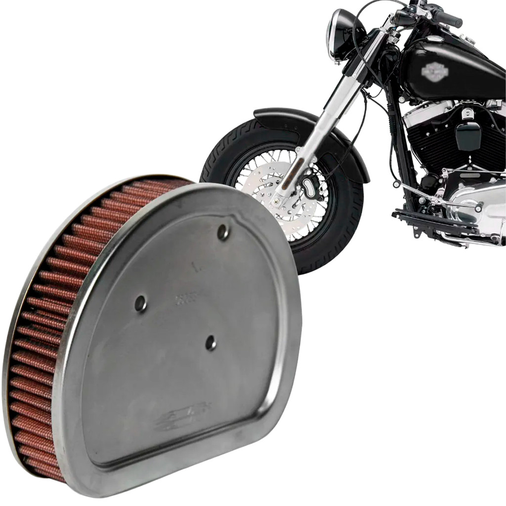 Filtro Ar Moto K&N Harley Davidson Twin Cam Electra Road Glide King Dyna 1999 A 2007