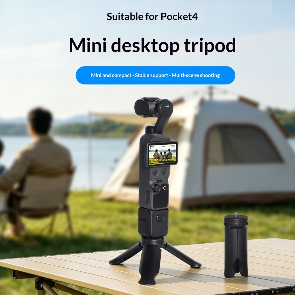 Adequado para DJI OSMO POCKET 4/3 tripé Base estabilizador do telefone móvel cardan câmera suporte acessórios