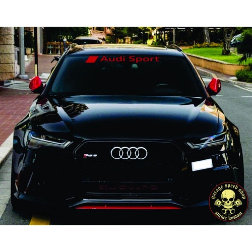 Adesivo Audi Sport Parabrisa A1 A3 A4 A5 Q3 Q5 Q7 S1 S3 Line