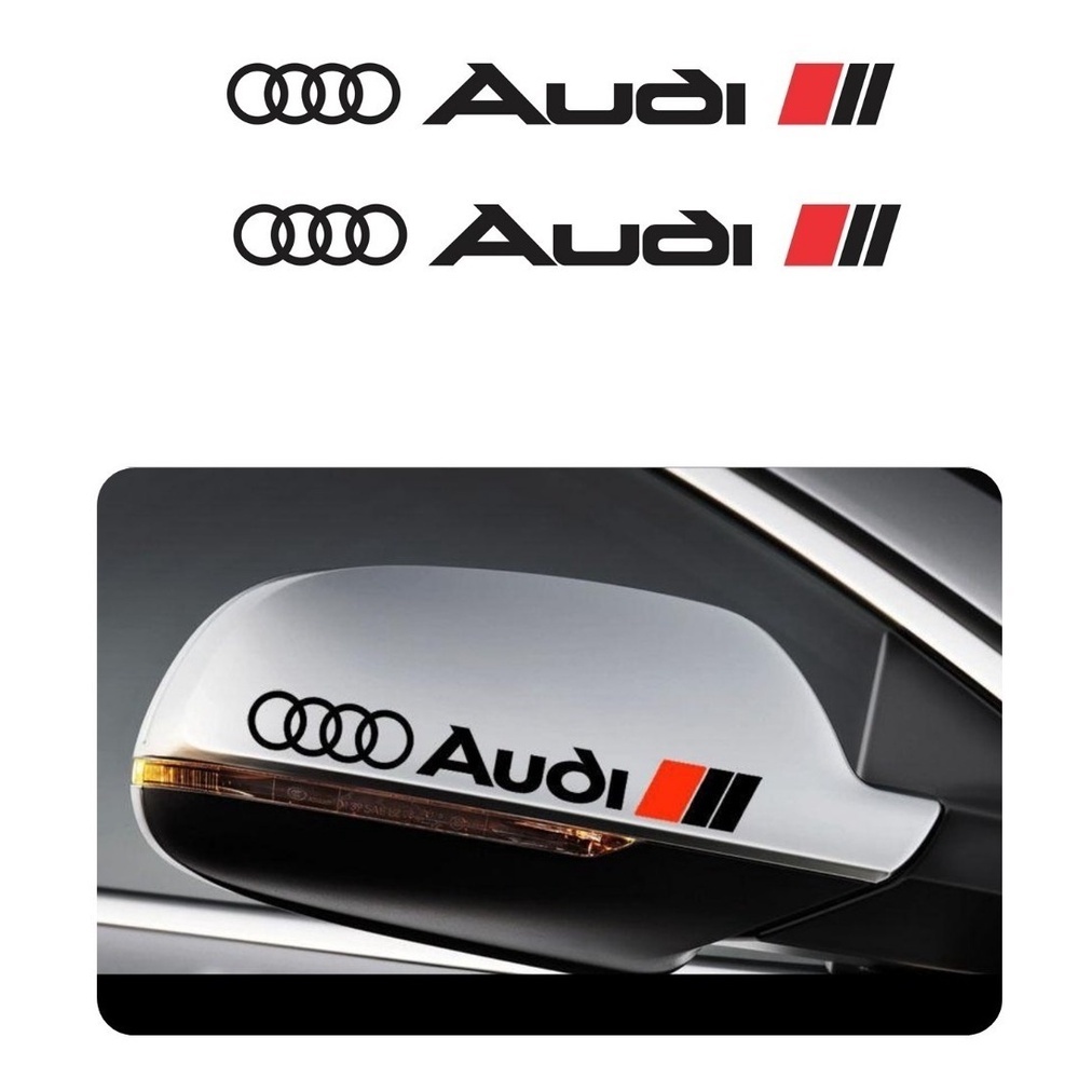 Kit Adesivo Retrovisor Audi A3 S3 Tt A1 A4 Ca-12015