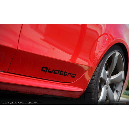Adesivo Audi Quattro A1 A3 A4 A5 Q3 Q5 Q7 S1 S3 S4 S5 Rs3