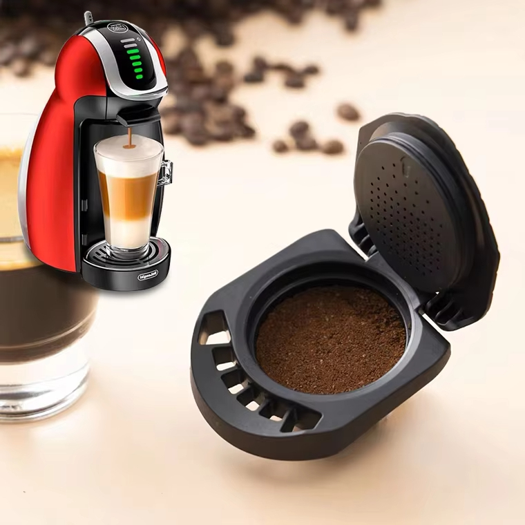 Adequado para adaptador de cápsula reutilizável para máquina de café Dolce Gusto, compatível com Genio BR