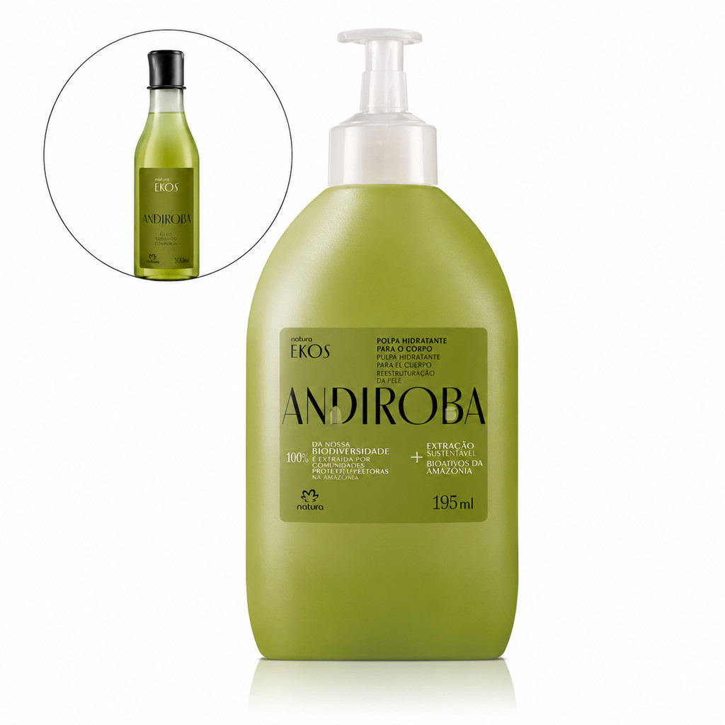 Refil Sabonete Líquido Corporal Ekos Andiroba 195 ml
