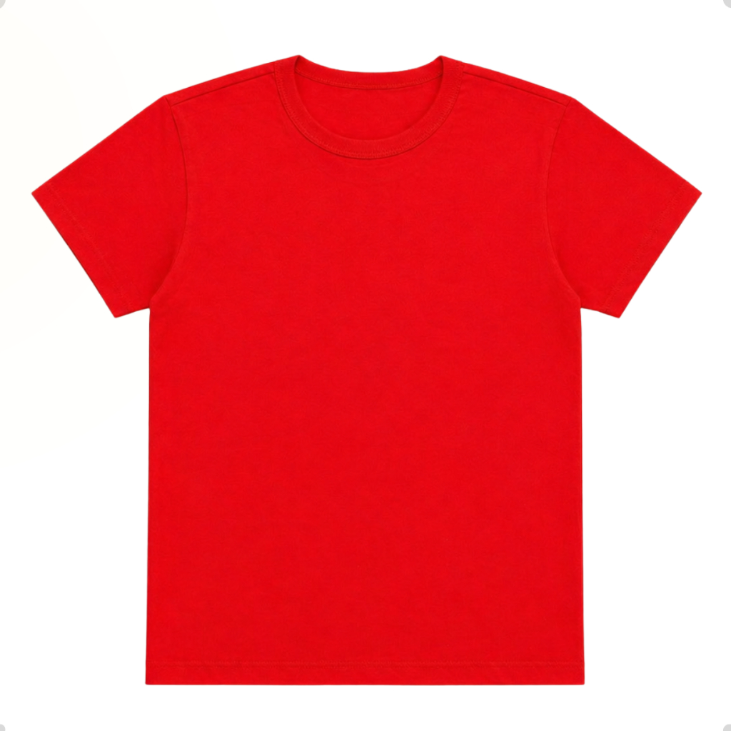 Camiseta adulto meia malha manga curta