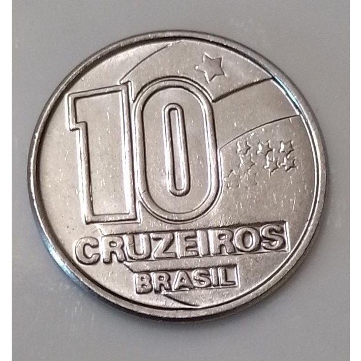 MOEDA BRASIL 10 CRUZEIROS 1992 -S132