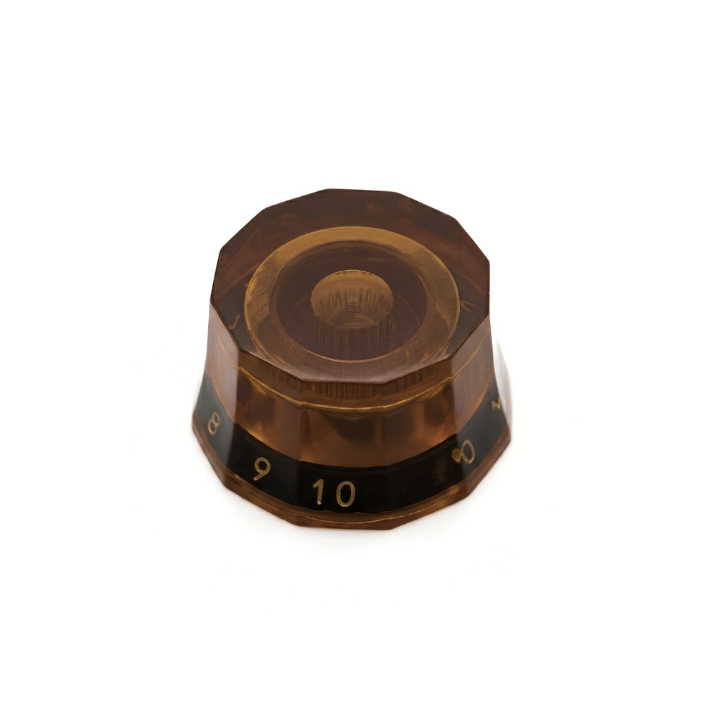 Knob Botão Push Pull Âmbar Thida Compatível Com CTS Padrão USA 6,35mm