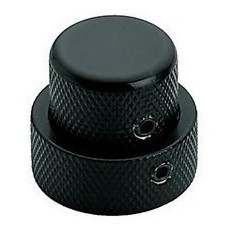 Knob Dolphin Metal Baixo Grosso Preto 13451 Push Pull