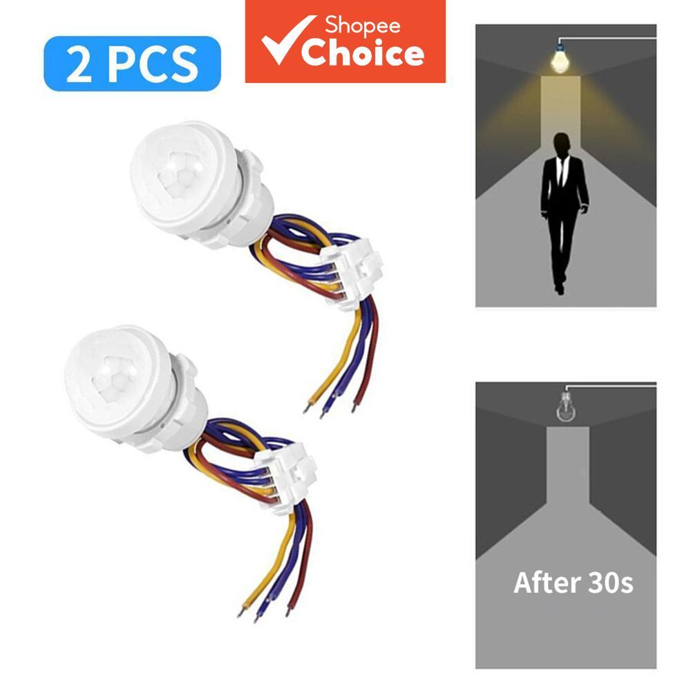 Interruptor Inteligente Ac85-265V Duplo Ajustável Atraso Pir Sensor Detector LED De Movimento Infravermelho Automático L