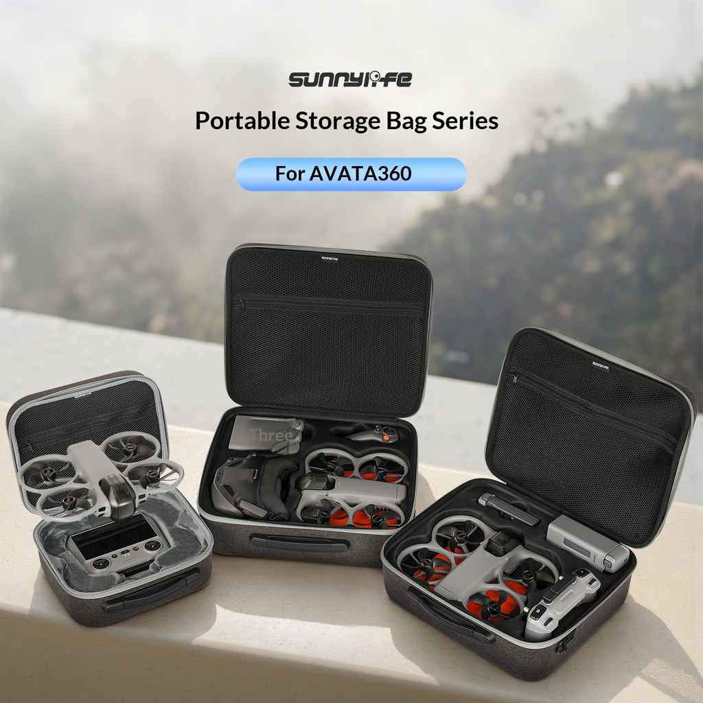 Sunnylife adequado para DJI AVATA 360 saco de armazenamento somatossensorial suave voando terno saco resistente a choque