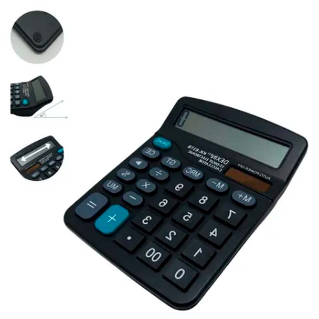 Calculadora De Mesa Escritório Display 12 Digitos Comercial