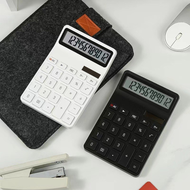 Calculadora Estone Solar Power 12 Dígitos Display Para Casa E Escola