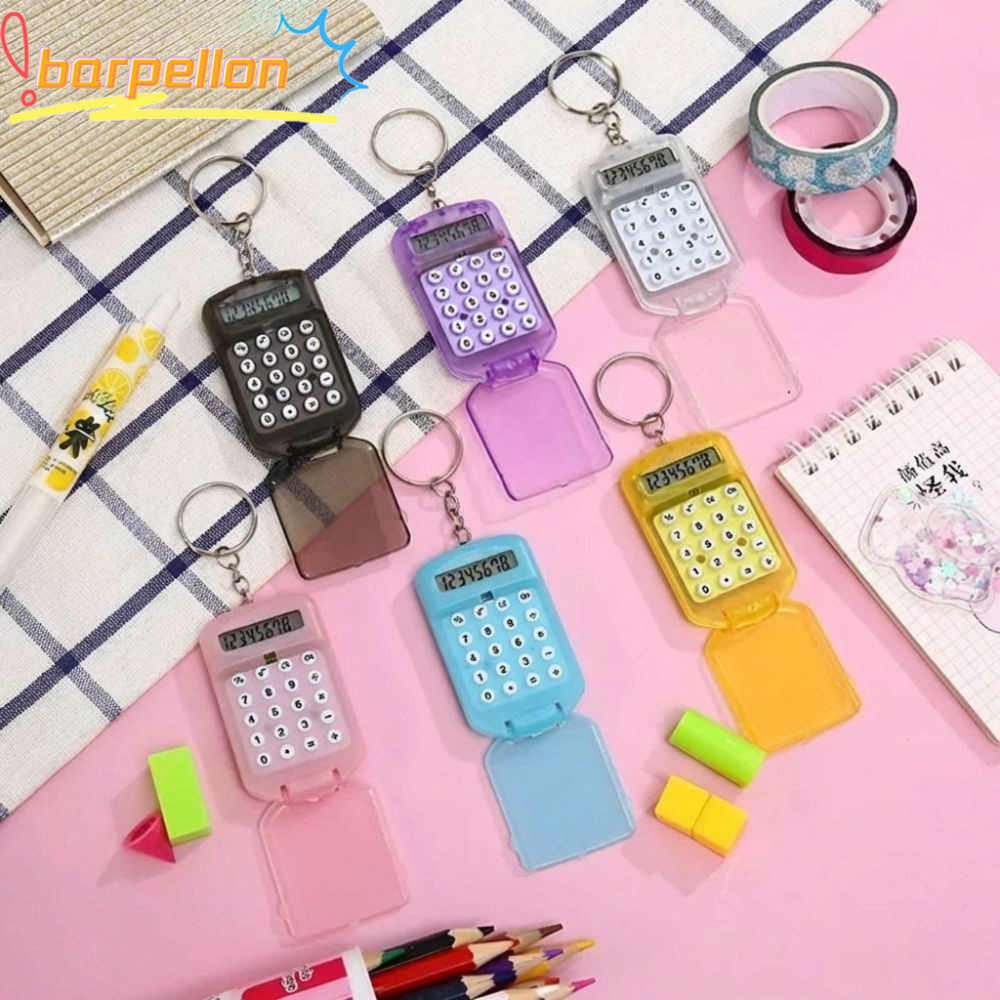 Chaveiro BARPELLON , Calculadora Criativa Com Display De 8 Dígitos , Mini Material Escolar Leve Multifuncional