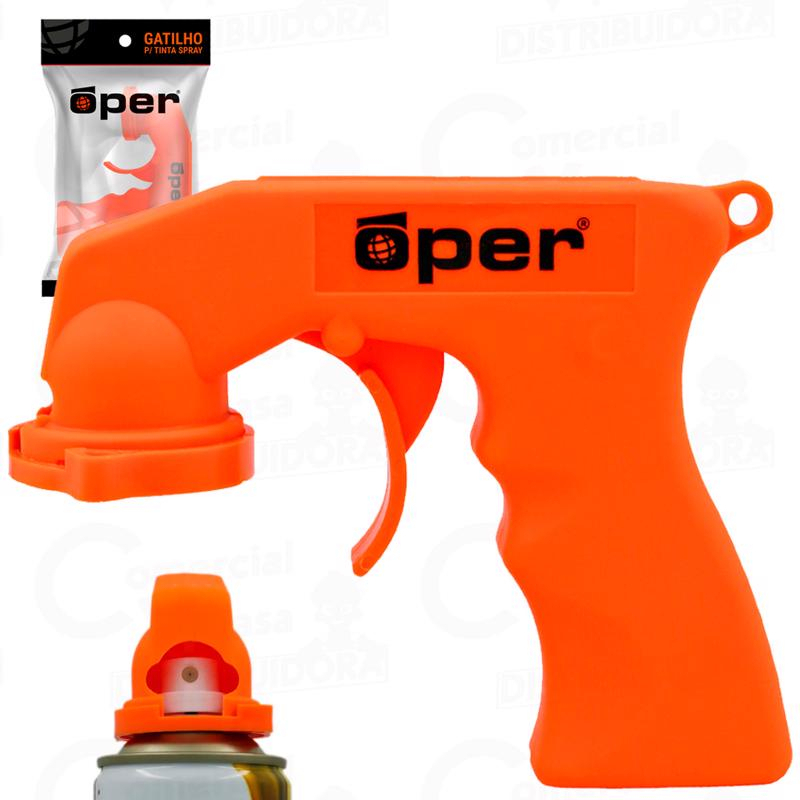 Pistola Aplicadora Para Latas Spray Com Adaptador E Gatilho Tinta Aerosol Uso Geral Universal