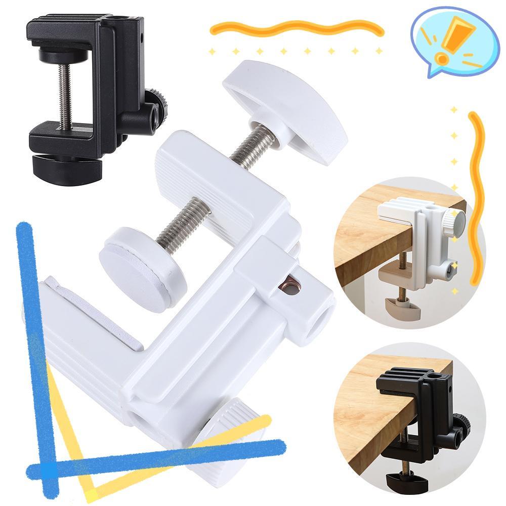 Suporte Braçadeira Microfone Acessórios Base Mangueira Desktop Cabeceira Universal Tablet Titular